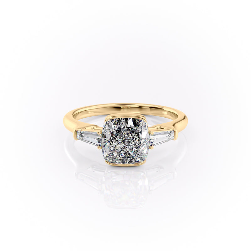 The Parker Set With A 2 Carat Cushion Lab Diamond