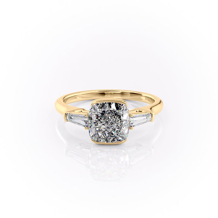 The Parker Set With A 2 Carat Cushion Lab Diamond