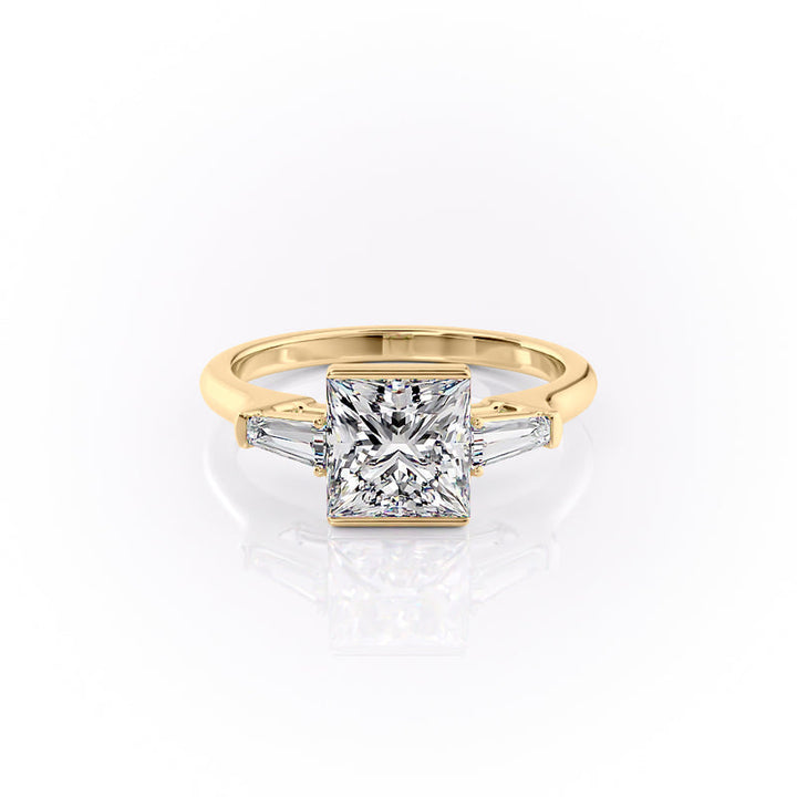 The Parker Set With A 2 Carat Princess Lab Diamond