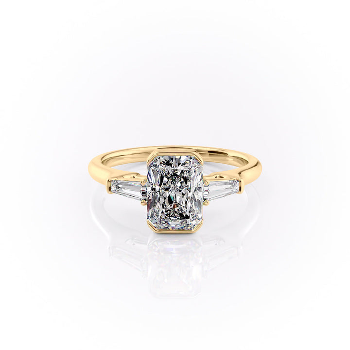 The Parker Set With A 2 Carat Radiant Lab Diamond