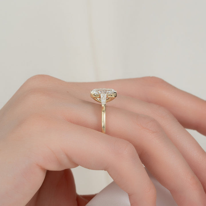 The Parker Set With A 2 Carat Radiant Lab Diamond