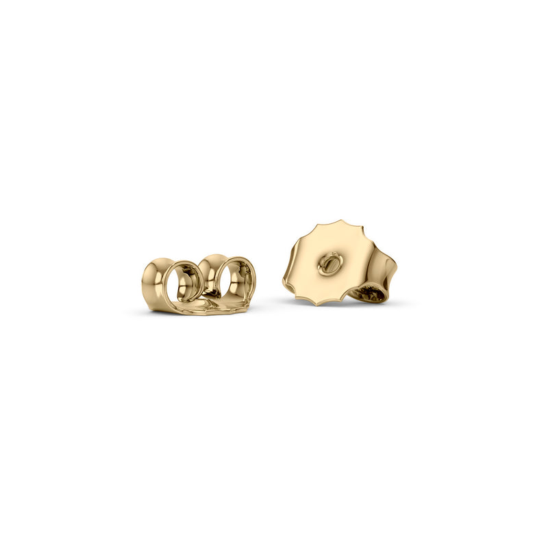 Accent Stone Stud Earrings Set With Radiant Lab Diamonds