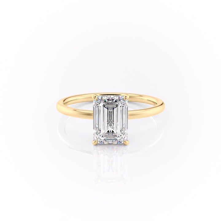 The Aline Set With A 2 Carat Emerald Lab Diamond