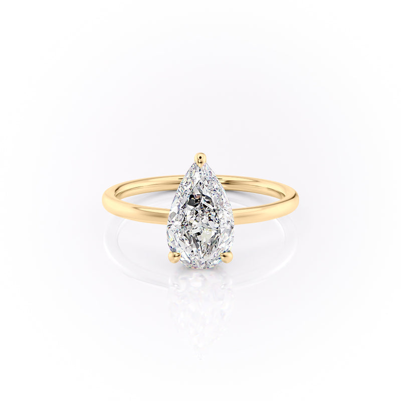 The Aline Set With A 2 Carat Pear Lab Diamond