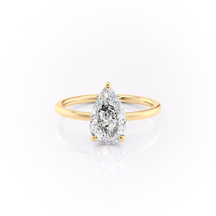 The Aline Set With A 2 Carat Pear Lab Diamond