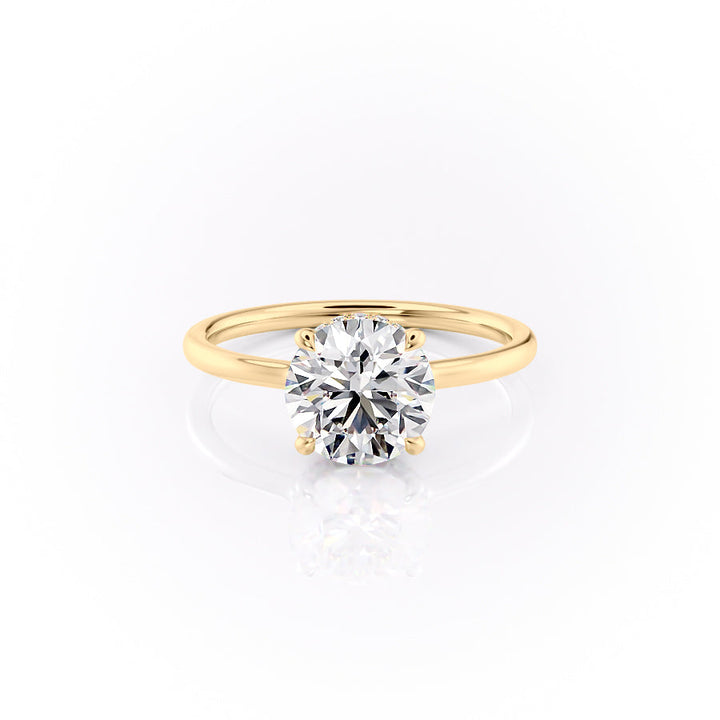 The Aline Set With A 2 Carat Round Lab Diamond