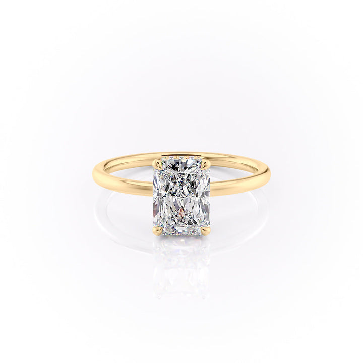 The Aline Set With A 2 Carat Radiant Lab Diamond
