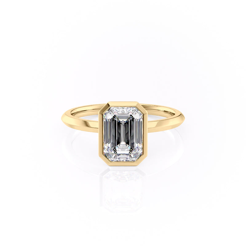 The Razor Bezel Kamellie Set With A 2 Carat Emerald Lab Diamond