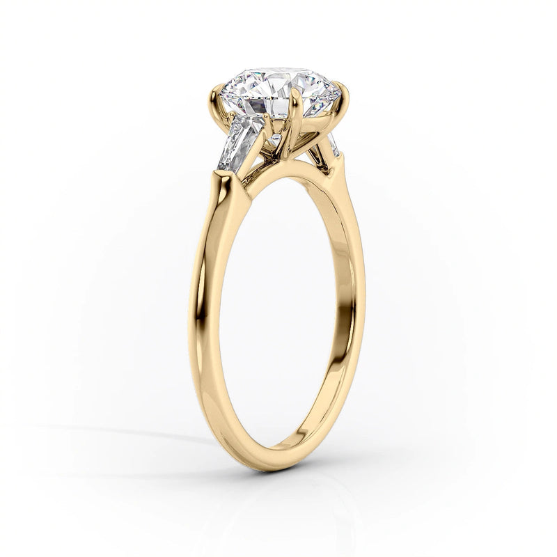 The Liv Set With A 2 Carat Round Lab Diamond