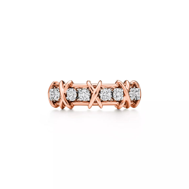 Sixteen Stone Classic Rose Band Ring