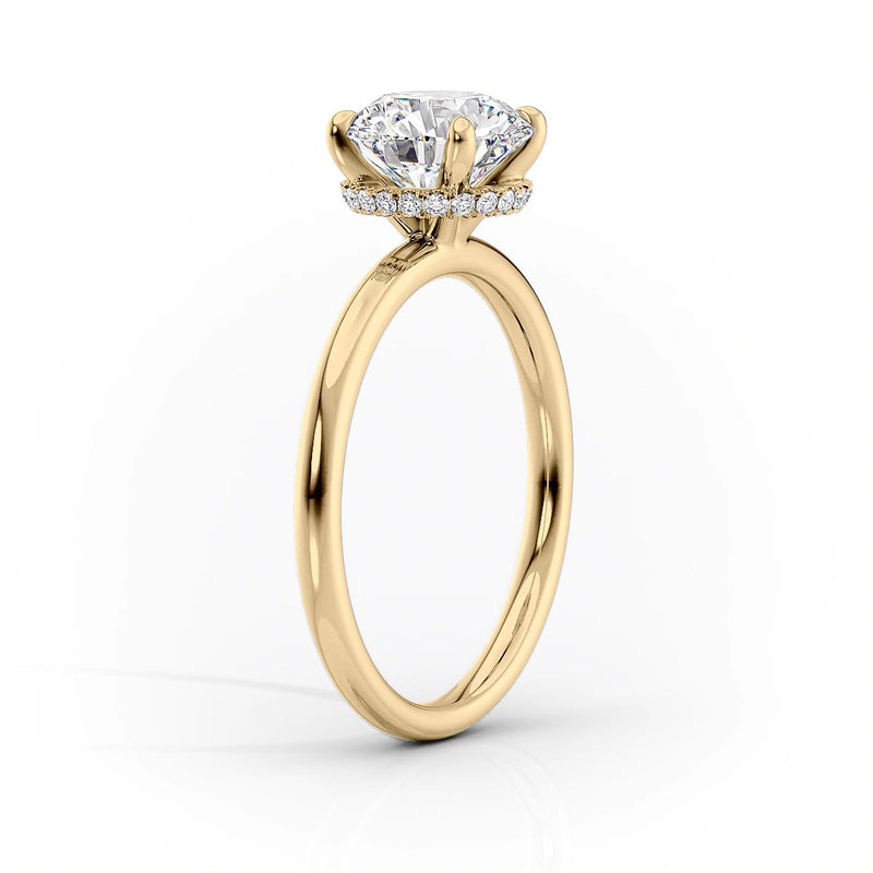 The Alex Set With A 2 Carat Round Lab Diamond