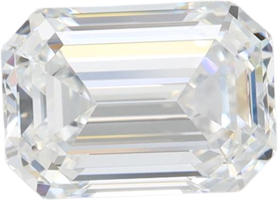 The Katelyn Set With A 2 Carat Emerald Lab Diamond