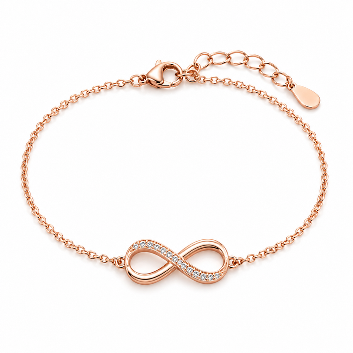 Rose Gold Infinity Bracelet