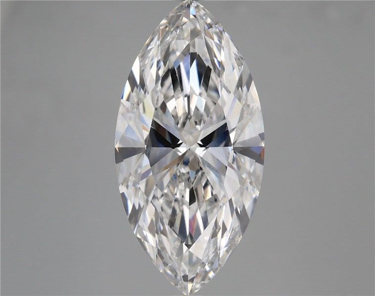 5.14 Carat Marquise Shaped, Ideal Cut, E Color, VS2 Clarity, IGI Certified Lab Grown Diamond