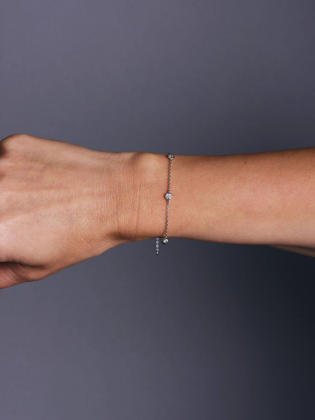 Round Luxury Diamond tennis bracelet