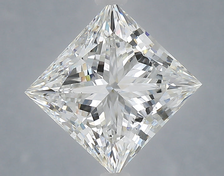 4.01 Carat Princess Shaped, Ideal Cut, E Color, VS1 Clarity, IGI Certified Lab Grown Diamond