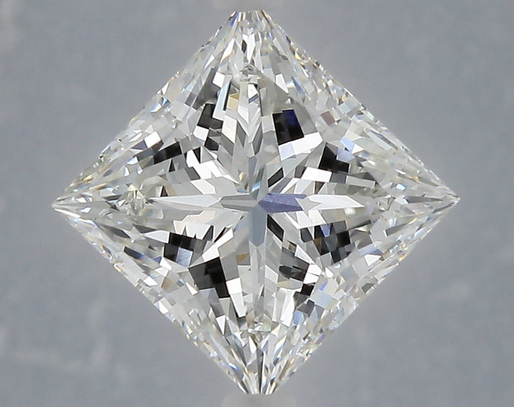 4.10 Carat Princess Shaped, Ideal Cut, F Color, VVS2 Clarity, IGI Certified Lab Grown Diamond