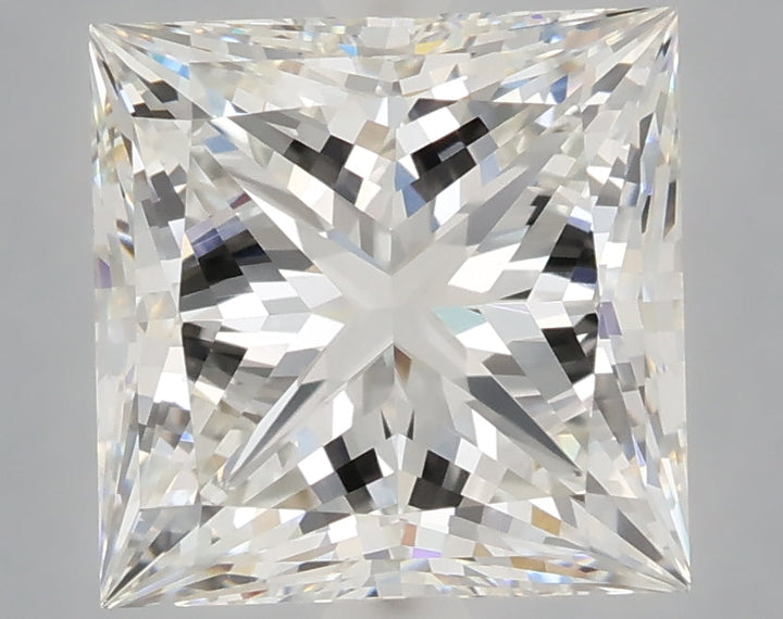 5.05 Carat Princess Shaped, Ideal Cut, G Color, VVS2 Clarity, IGI Certified Lab Grown Diamond