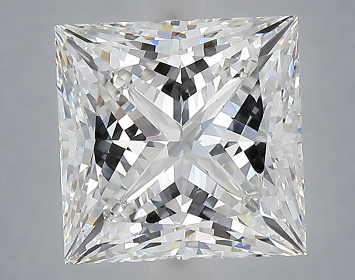 4.08 Carat Princess Shaped, Ideal Cut, F Color, VS1 Clarity, IGI Certified Lab Grown Diamond