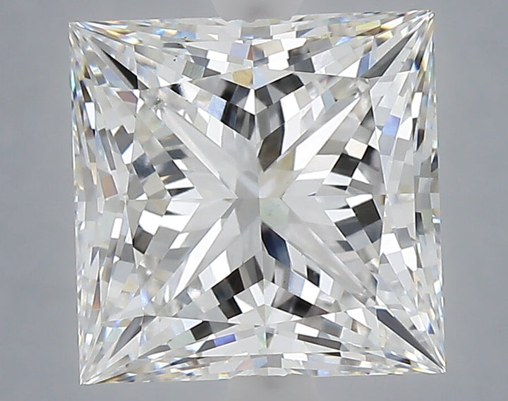 5.03 Carat Princess Shaped, Ideal Cut, E Color, VS1 Clarity, IGI Certified Lab Grown Diamond