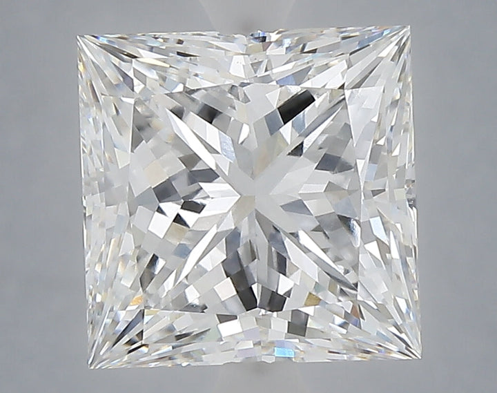 5.03 Carat Princess Shaped, Ideal Cut, E Color, VS1 Clarity, IGI Certified Lab Grown Diamond