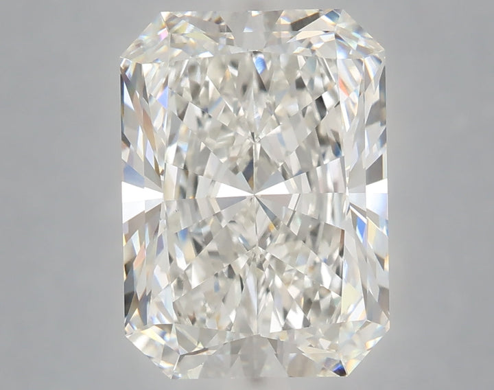 5.09 Carat Radiant Shaped, Excellent Cut, F Color, VVS2 Clarity, IGI Certified Lab Grown Diamond