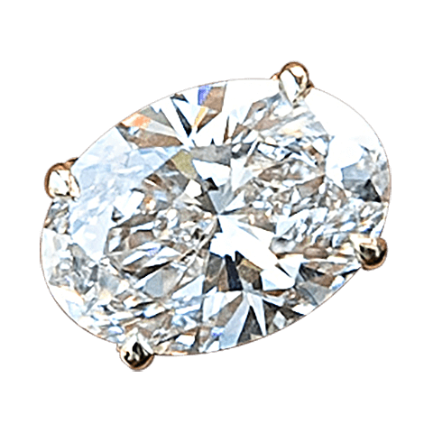 The Katelyn Set With A 2 Carat Oval Lab Diamond