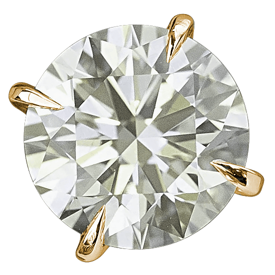 The Penelope Set With A 2 Carat Round Lab Diamond