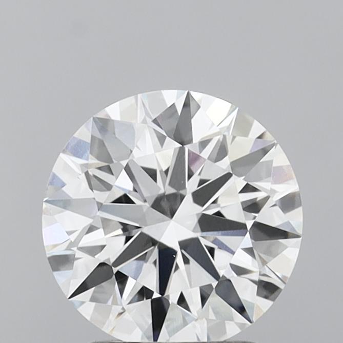 2.04 Carat Round Shaped, Ideal Cut, E Color, VVS2 Clarity, IGI Certified Lab Grown Diamond