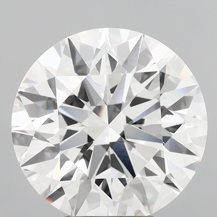 5.19 Carat Round Shaped, Ideal Cut, E Color, VVS2 Clarity, IGI Certified Lab Grown Diamond