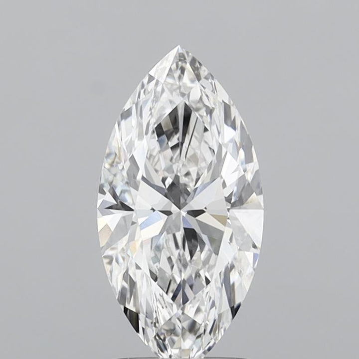 1.50 Carat Marquise Shaped, Ideal Cut, E Color, VVS1 Clarity, IGI Certified Lab Grown Diamond
