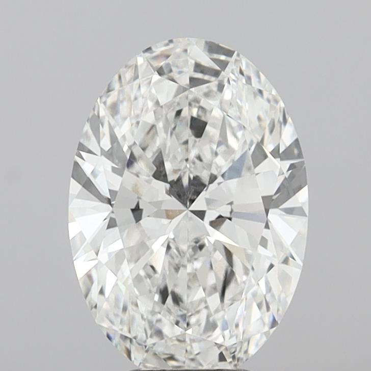 5.05 Carat Oval Shaped, Excellent Cut, F Color, VVS2 Clarity, IGI Certified Lab Grown Diamond