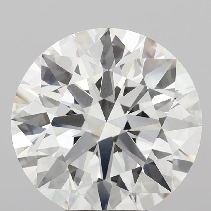 5.08 Carat Round Shaped, Ideal Cut, F Color, VVS2 Clarity, IGI Certified Lab Grown Diamond