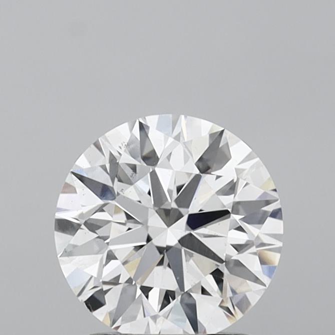 1.51 Carat Round Shaped, Ideal Cut, D Color, VS2 Clarity, IGI Certified Lab Grown Diamond