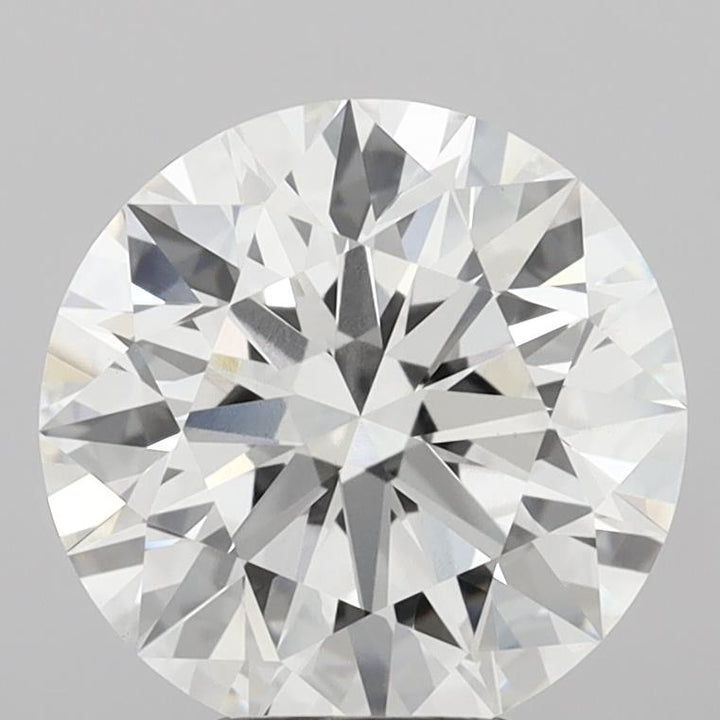 5.09 Carat Round Shaped, Ideal Cut, F Color, VVS2 Clarity, IGI Certified Lab Grown Diamond
