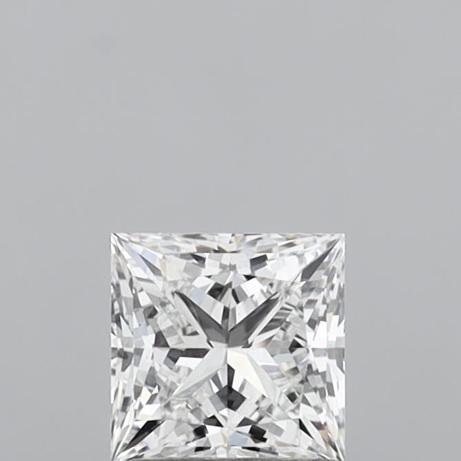 1.01 Carat Princess Shaped, Ideal Cut, E Color, VVS1 Clarity, IGI Certified Lab Grown Diamond
