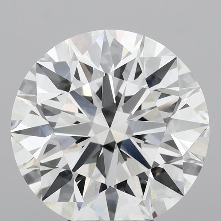 5.09 Carat Round Shaped, Ideal Cut, E Color, VVS2 Clarity, IGI Certified Lab Grown Diamond