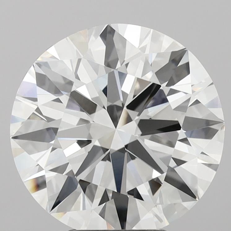 5.16 Carat Round Shaped, Ideal Cut, E Color, VVS2 Clarity, IGI Certified Lab Grown Diamond