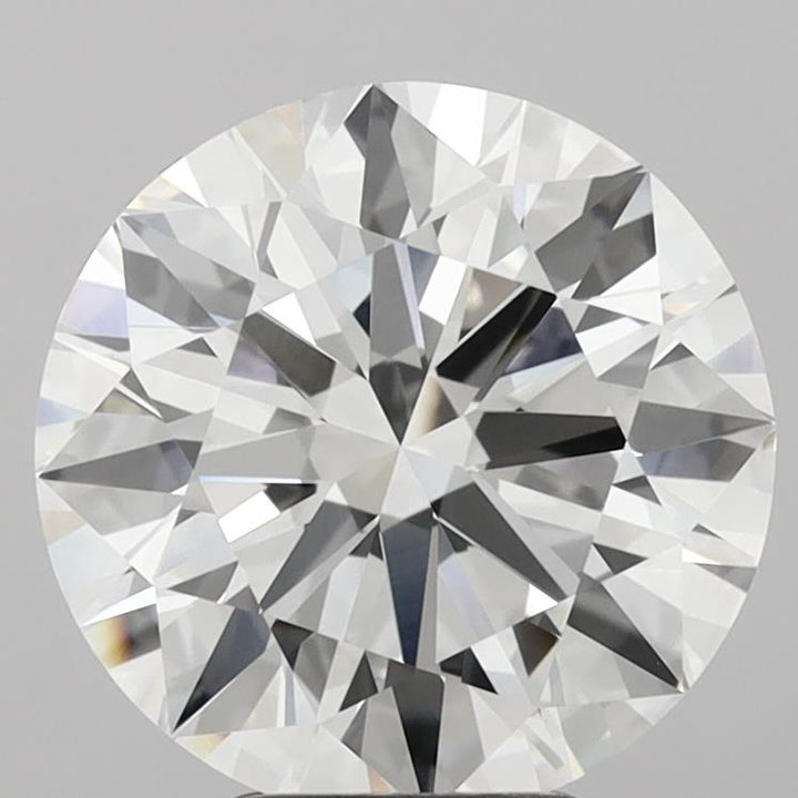 5.16 Carat Round Shaped, Ideal Cut, E Color, VVS2 Clarity, IGI Certified Lab Grown Diamond