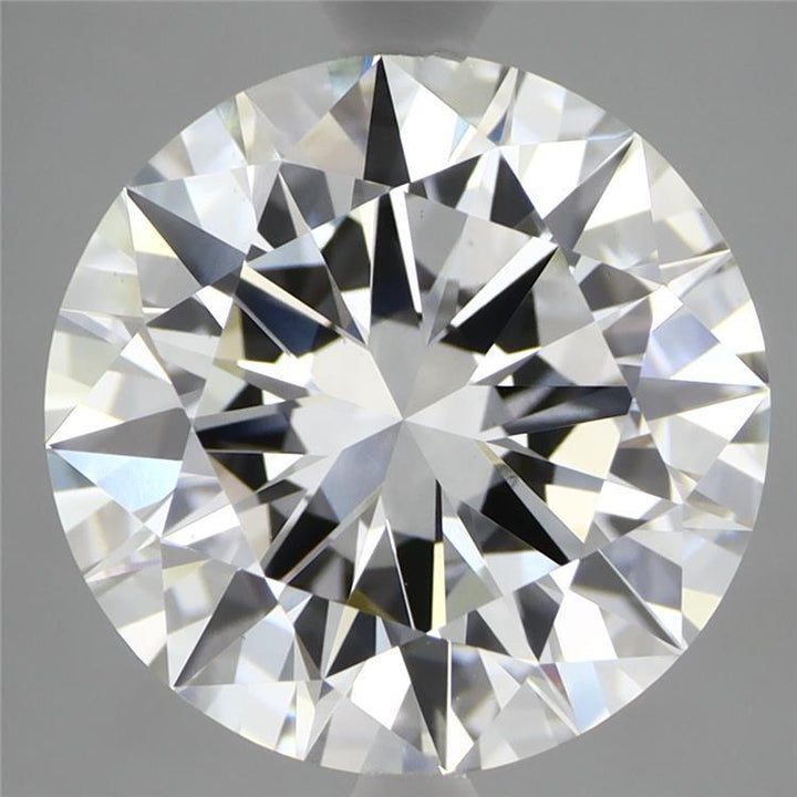 5.25 Carat Round Shaped, Excellent Cut, F Color, VS1 Clarity, IGI Certified Lab Grown Diamond