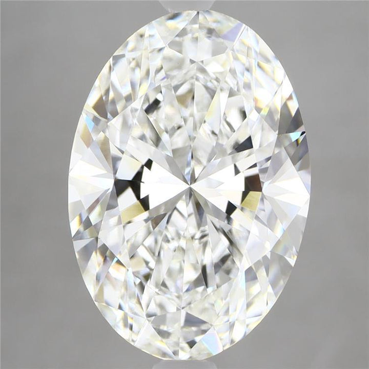 6.09 Carat Oval Shaped, Ideal Cut, E Color, VVS2 Clarity, IGI Certified Lab Grown Diamond