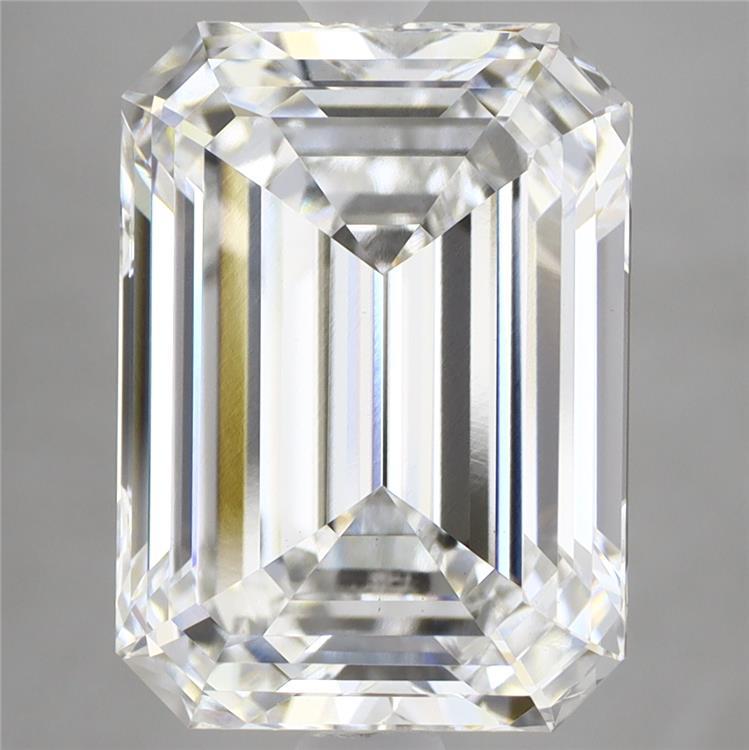 6.99 Carat Emerald Shaped, Ideal Cut, E Color, VS1 Clarity, IGI Certified Lab Grown Diamond