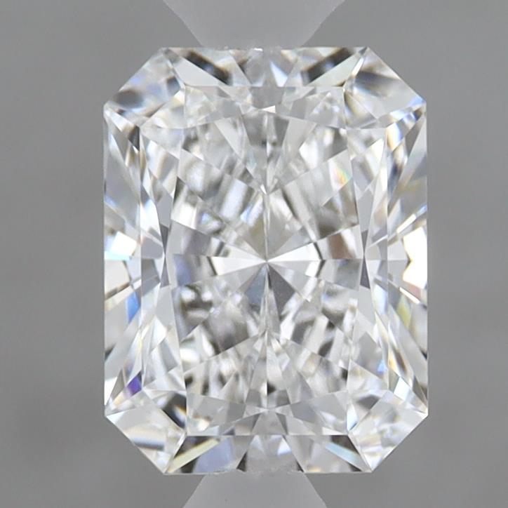 1.37 Carat Radiant Shaped, Ideal Cut, D Color, VVS2 Clarity, IGI Certified Lab Grown Diamond