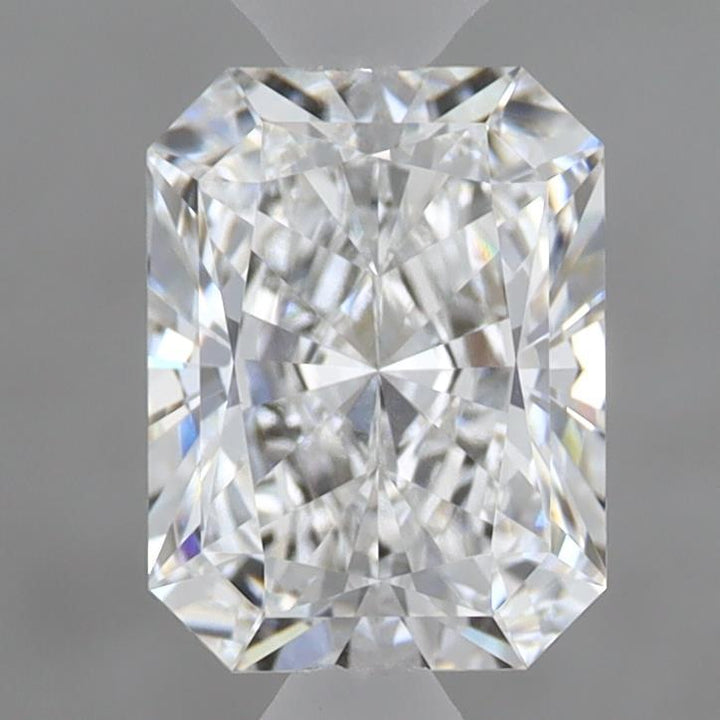 1.37 Carat Radiant Shaped, Ideal Cut, D Color, VVS2 Clarity, IGI Certified Lab Grown Diamond