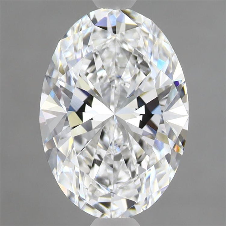 2.05 Carat Oval Shaped, Excellent Cut, D Color, VVS2 Clarity, IGI Certified Lab Grown Diamond