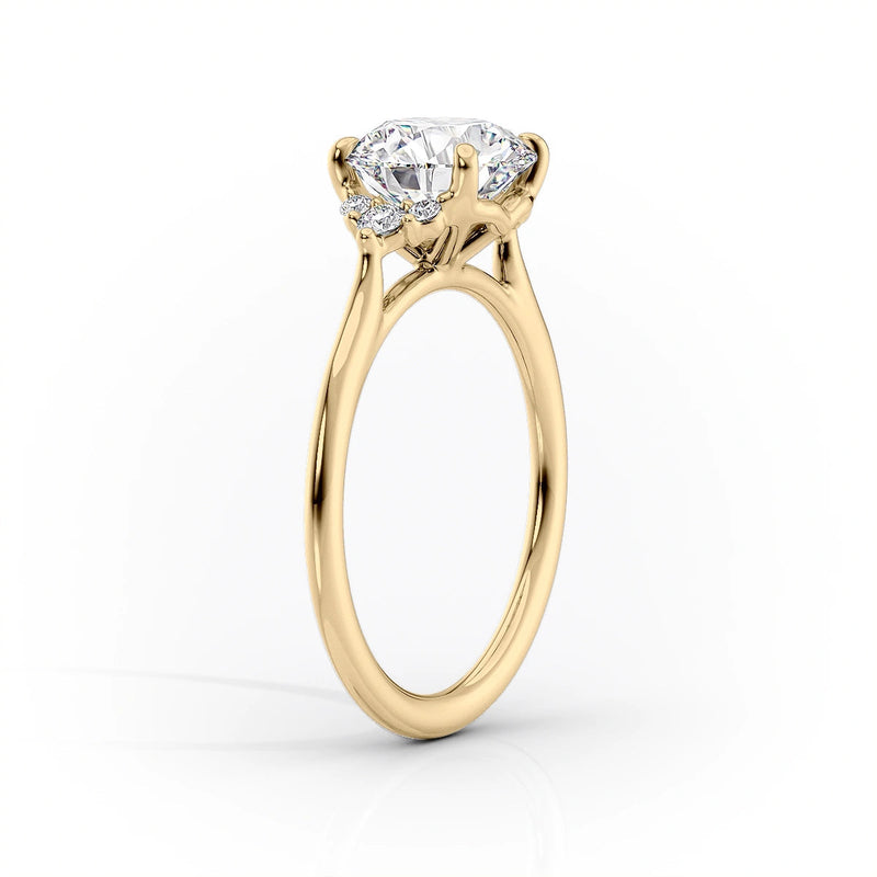 The Victoria Set With A 2 Carat Pear Lab Diamond