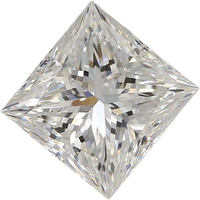 The Ashley Set With A 2 Carat Princess Lab Diamond