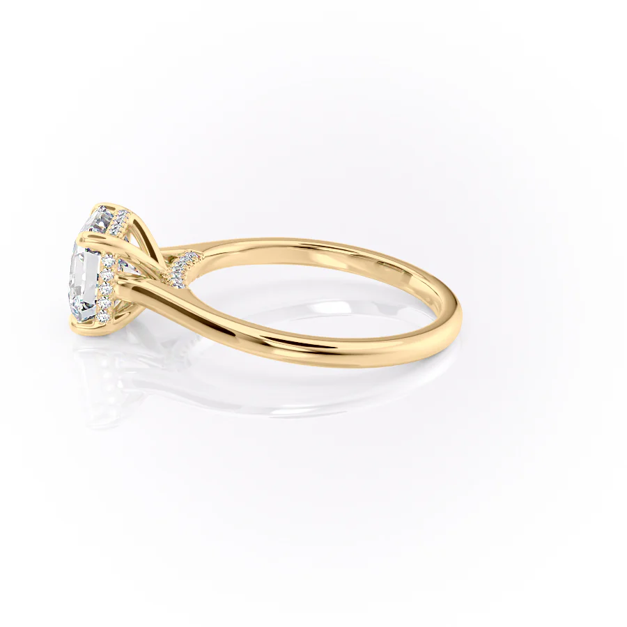 The Natalie Set With A 2 Carat Asscher Lab Diamond