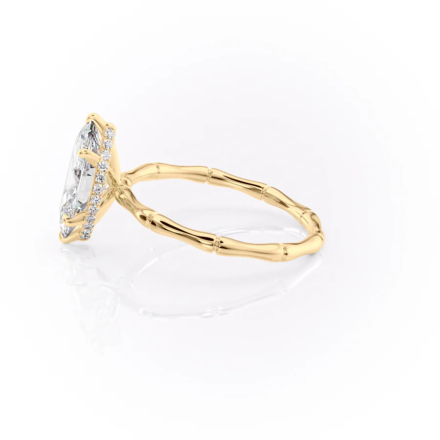 The Eve Set With A 2 Carat Marquise Lab Diamond