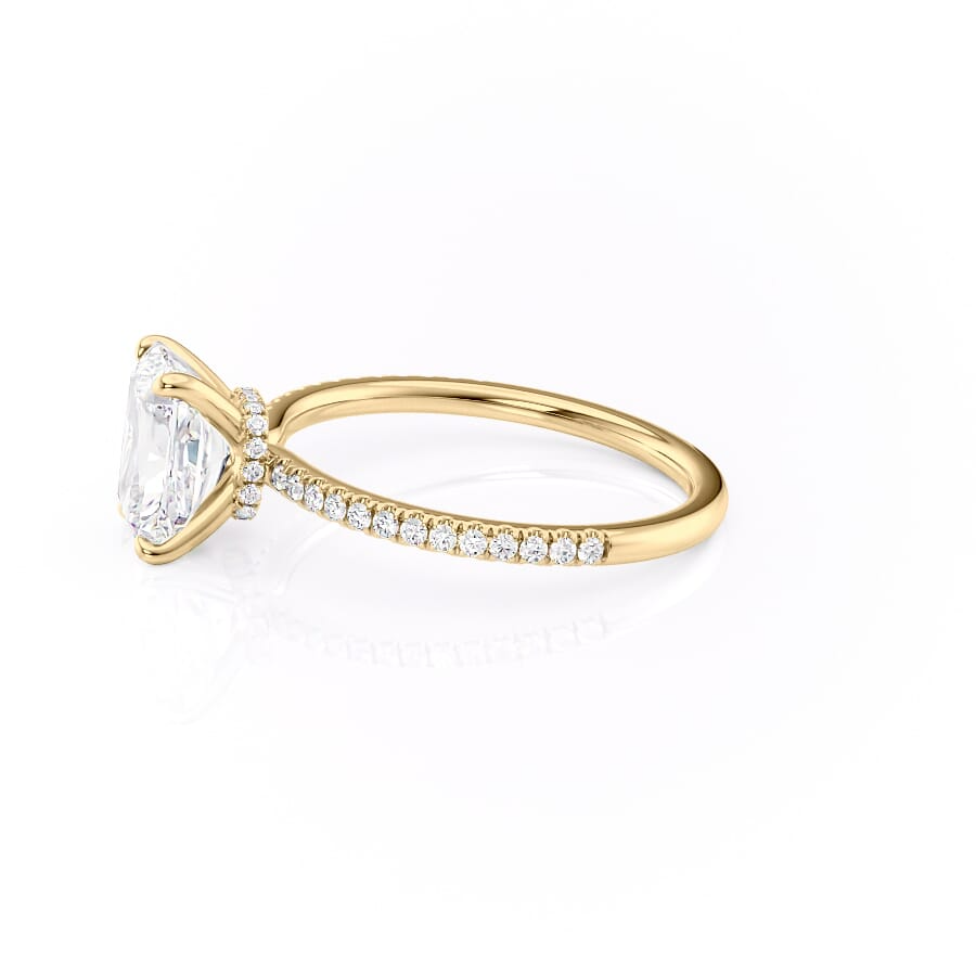 The Pave Nelly Set With A 2 Carat Radiant Lab Diamond